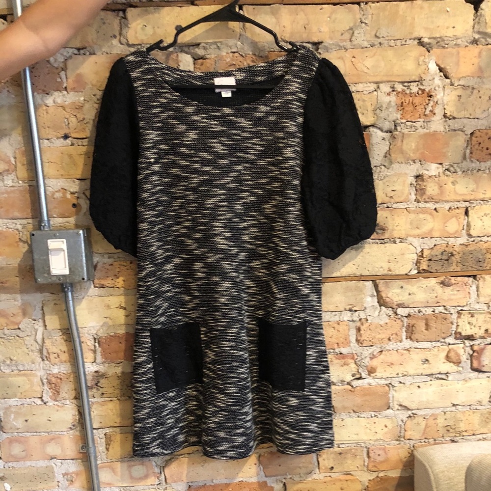 Anthropologie sweater smock dress
